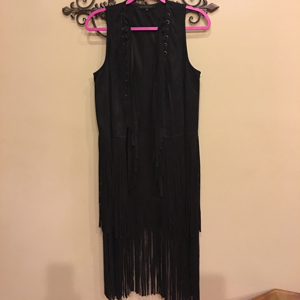 Flash sale !!!  Beautiful fringe vest