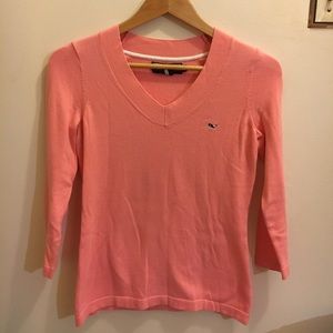 Pink vineyard vines sweater