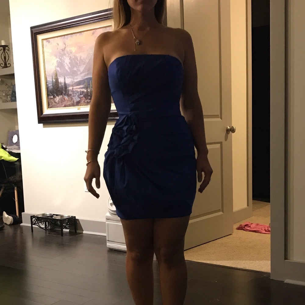 Gorgeous blue dress-perfect for holidays