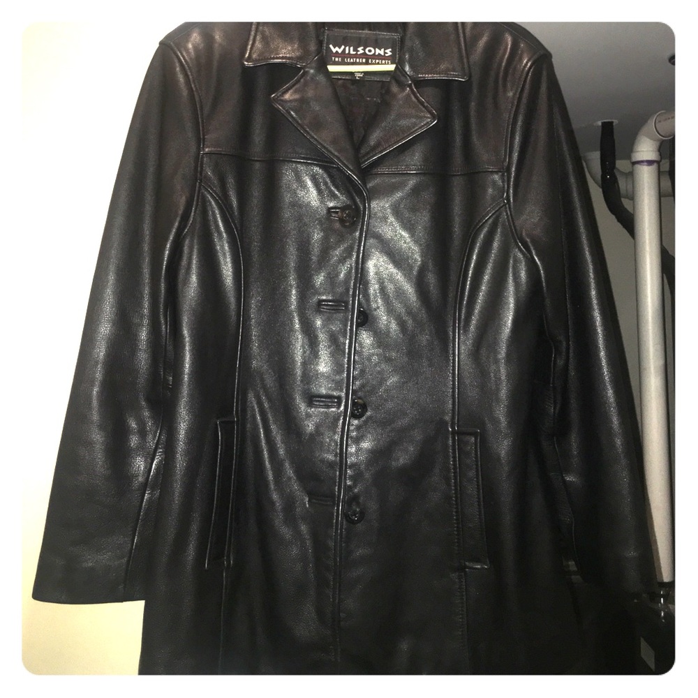 Women’s Large Wilson’s Leather Pea Coat