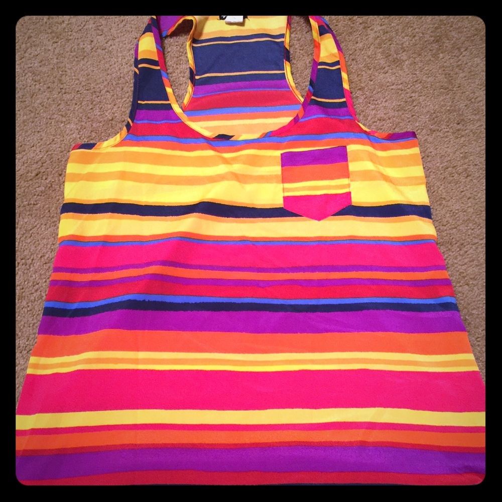 Cute, colorful tank top!