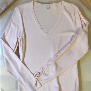 Banana Republic pink v-neck sweater Banana Republic pink v-neck sweater