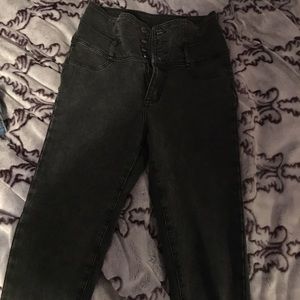 High waisted skinny jeggings