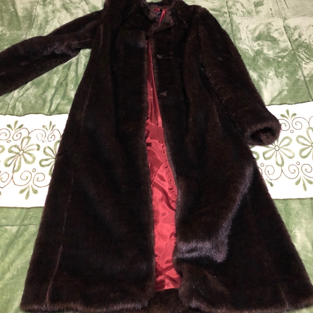 Bcbg fur coat