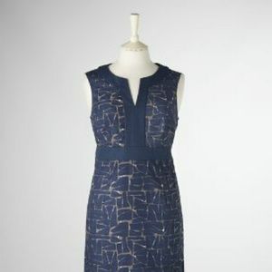 Boden Notch Neck Sheath Dress