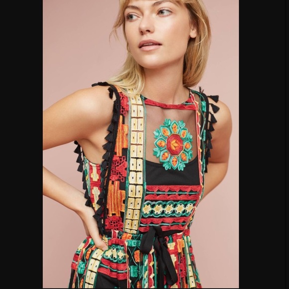 saskia embroidered dress