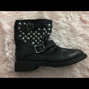 Black Studded Boots