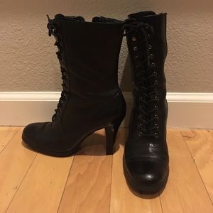Adorable black steampunk boots
