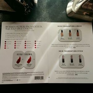 Bobbi brown samples lot