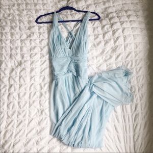 Calvin Klein evening gown blue