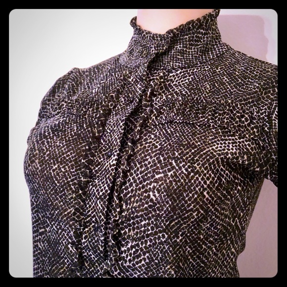 Tops - Orsay Button Down Shirt Animal Print