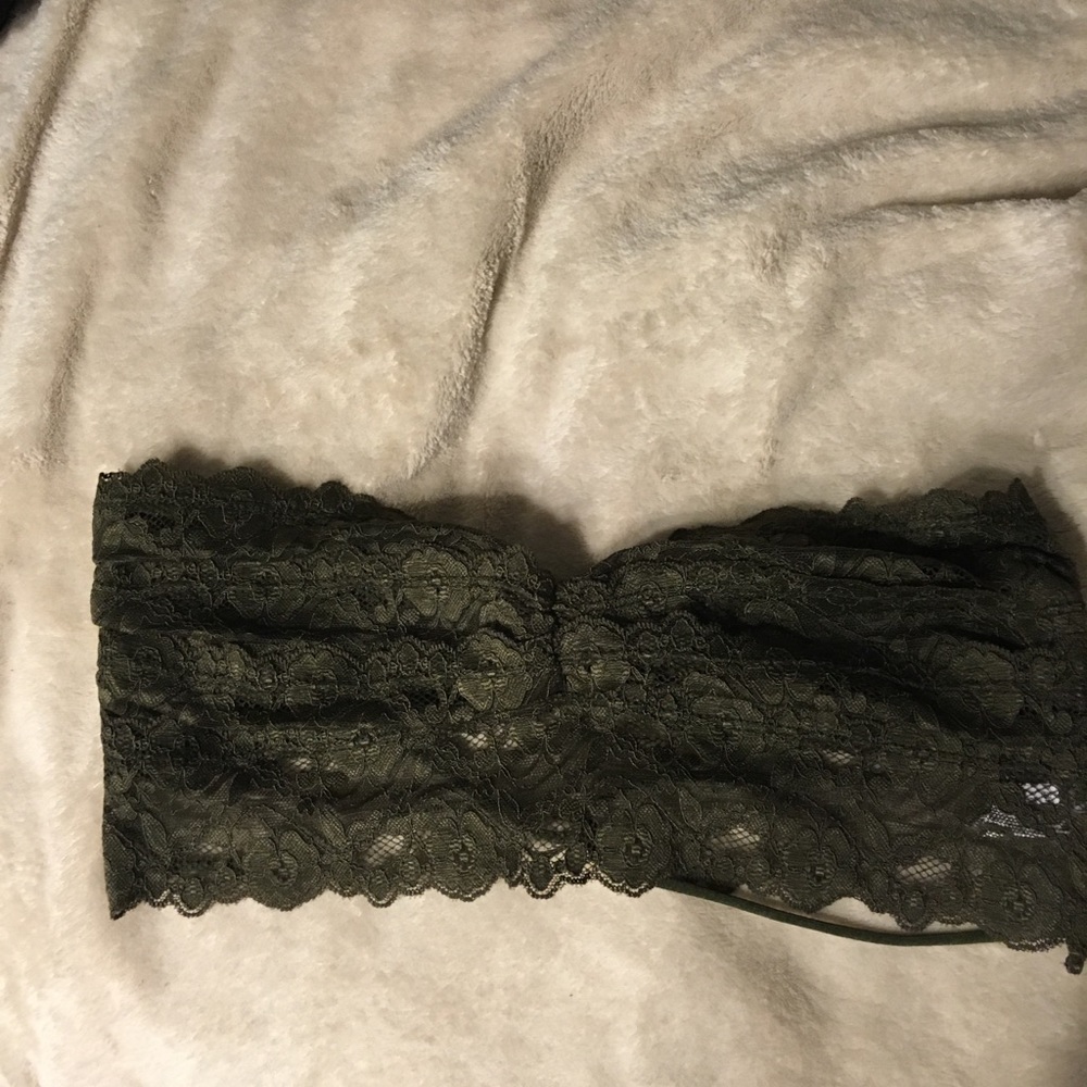 Green bandeau with back detail