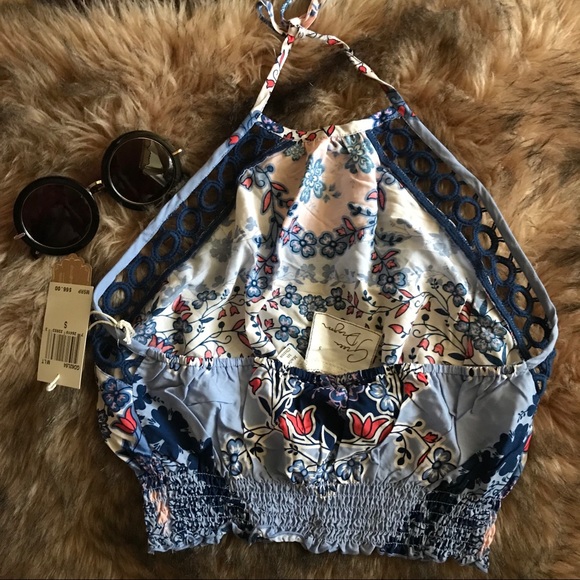 Pattern Halter Top - Picture 2 of 4