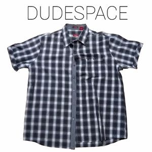 IZOD White Plaid Shirt