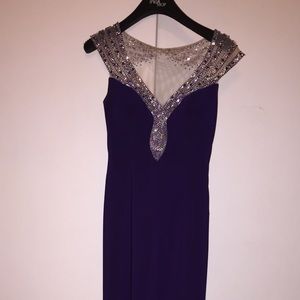 Clarisse Purple Formal Gown