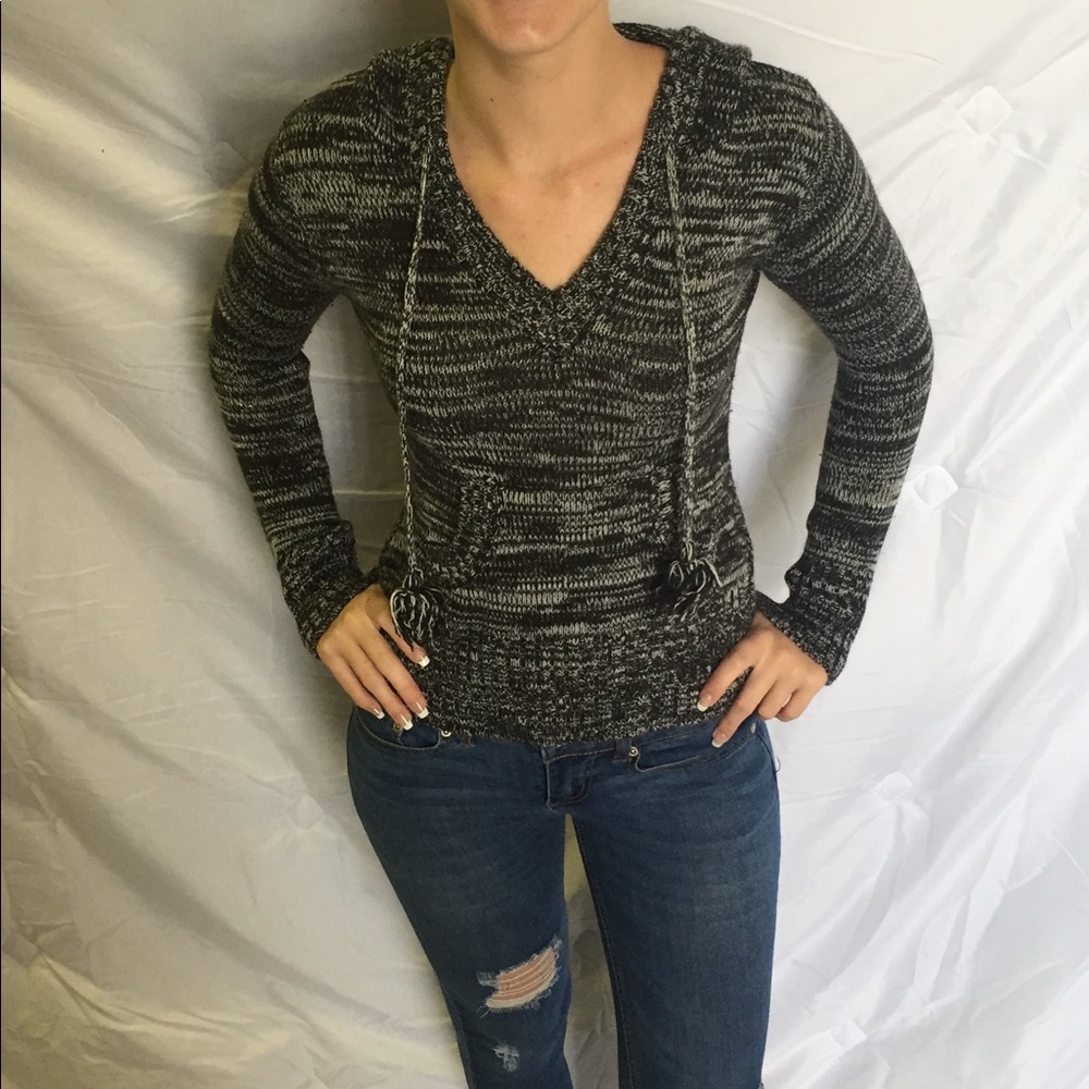 Cozy Wool Sweater With Hood