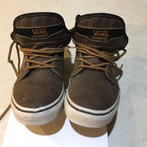 Vans size 13 boys high top shoes