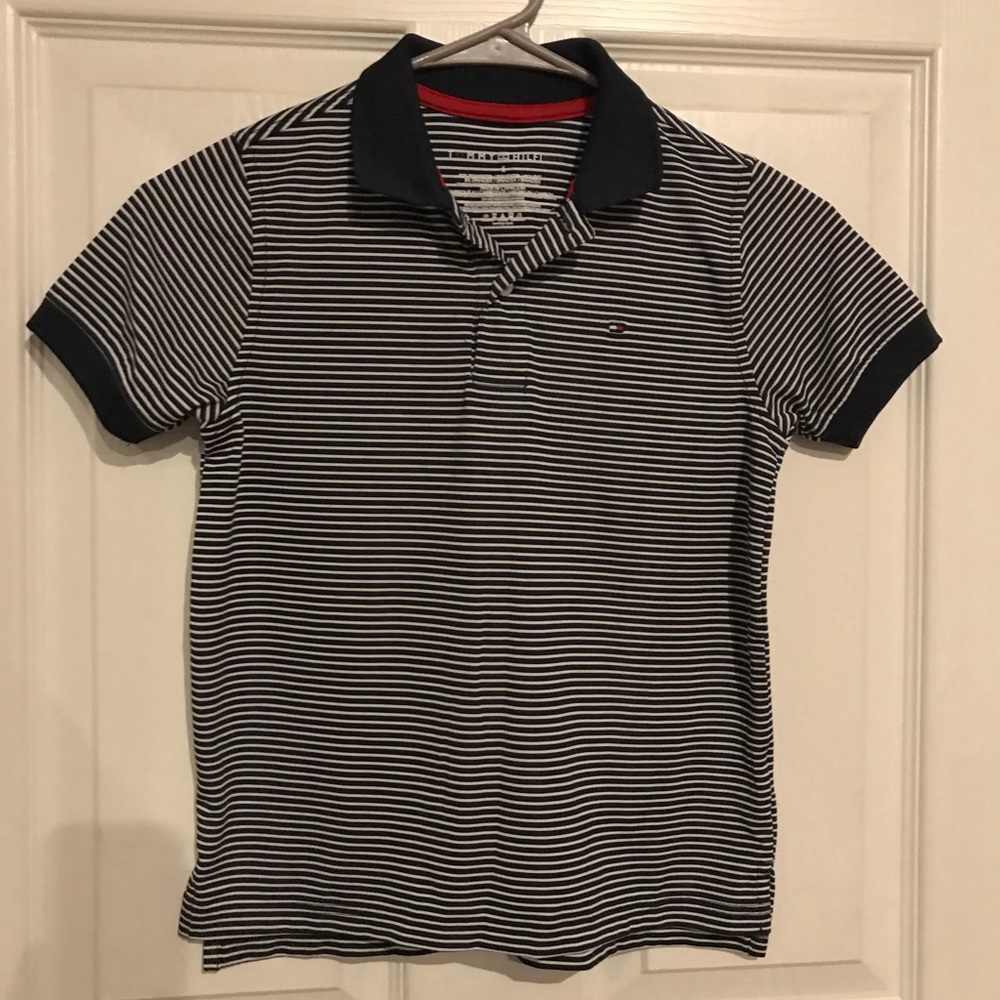 Boys Navy & White Hilfiger