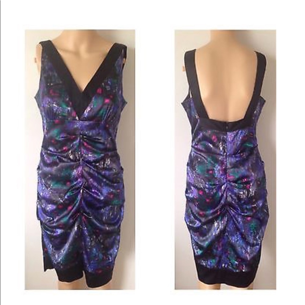 Maggy London VNeck Cocktail Dress