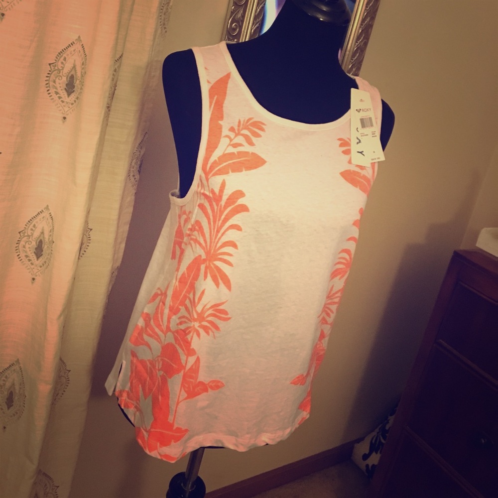 NWT Roxy open back shirt