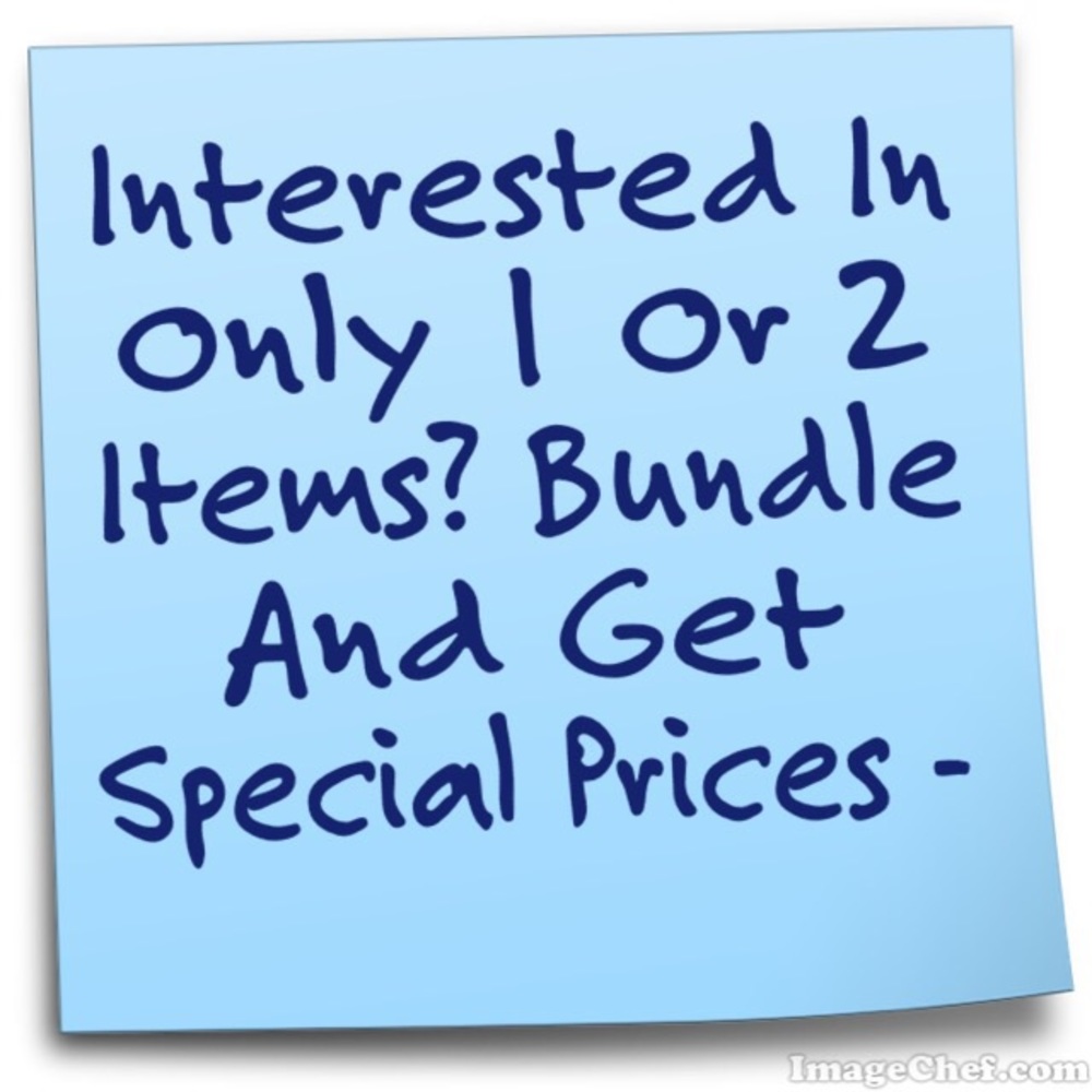 No worries if you only want one item. BUNDLE