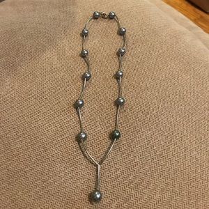 Grey Pearl Necklace
