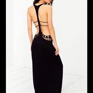 Black sexy maxi dress/ cover up.