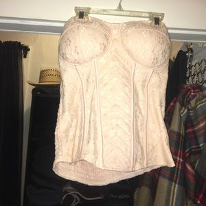 Pink corset