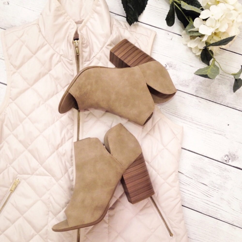 Women's Peep Toe Booties