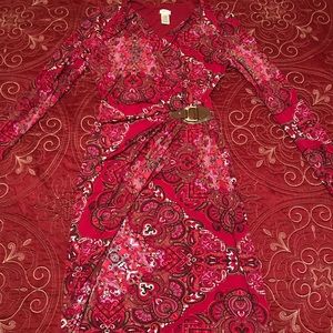 beautiful red printed dress beautiful red printed dress