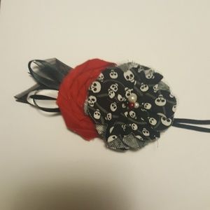 "Day of the dead" themed hair band