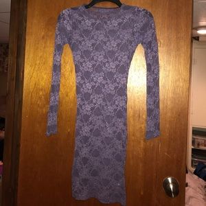 Lavender lace dress