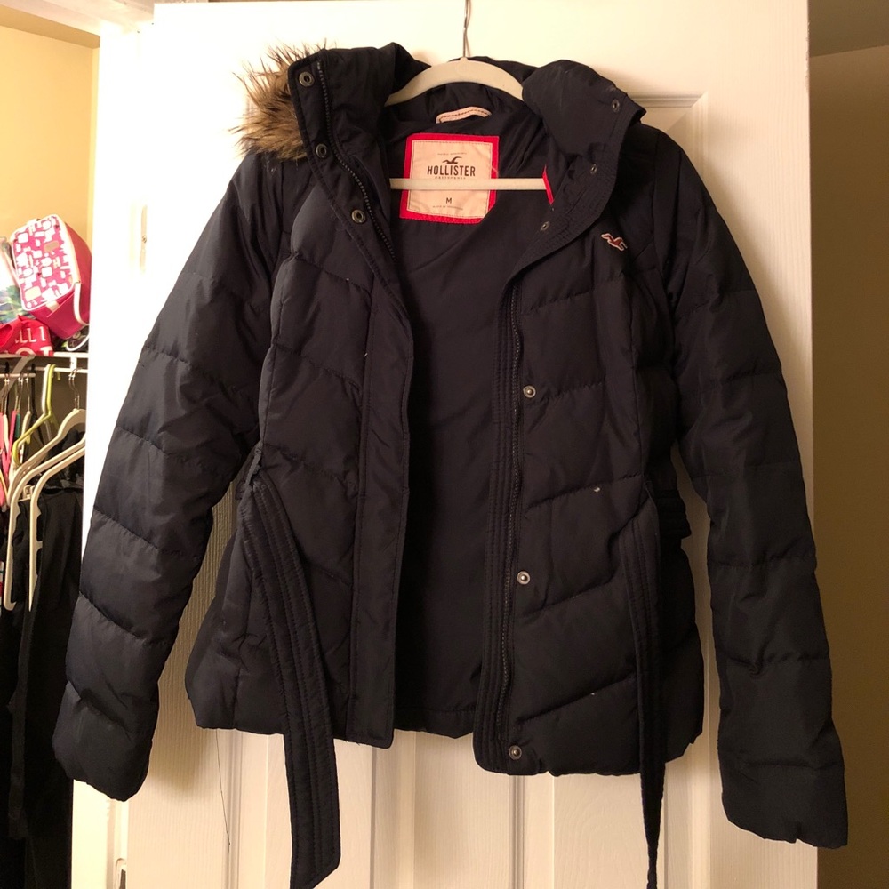 Hollister Navy Blue Coat