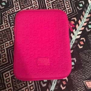 Michael Kors IPad case, dark pink and soft