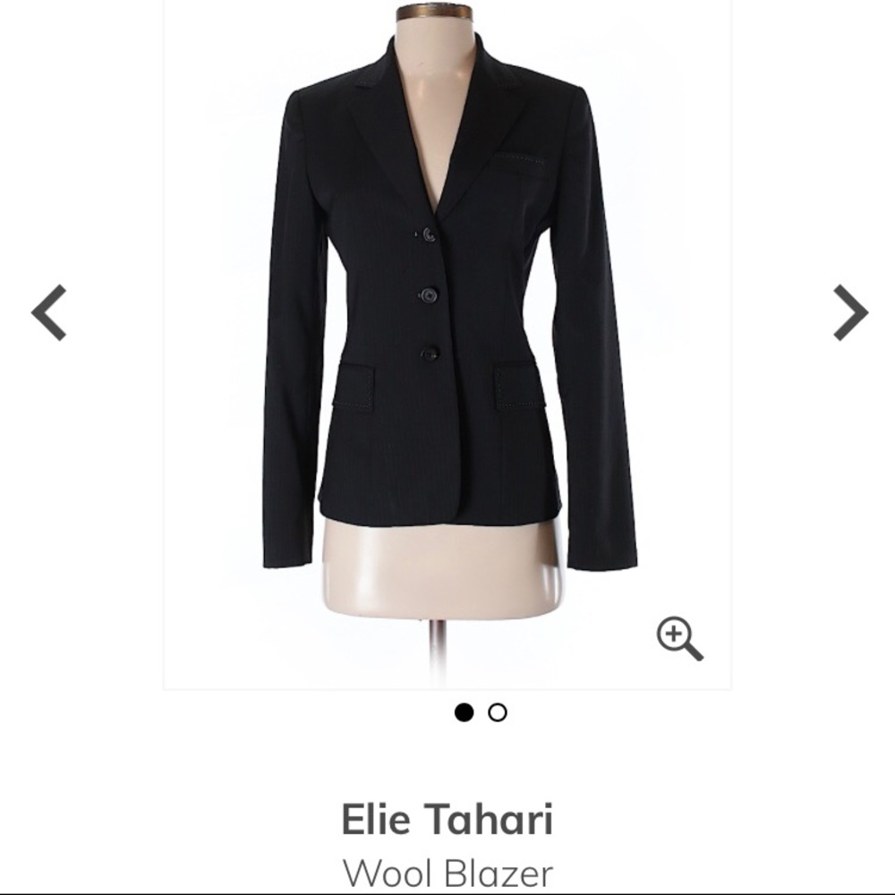 Elie Tahari Wool Blazer Box 3 - Picture 1 of 3