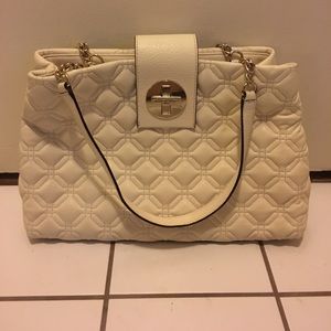 ♠️Cream quilted Kate Spade bag♠️