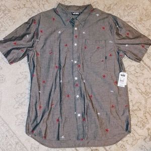 Mens Large 🤙🏻 Vans Button Up