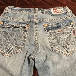 Mens MEK jeans, light blue denim