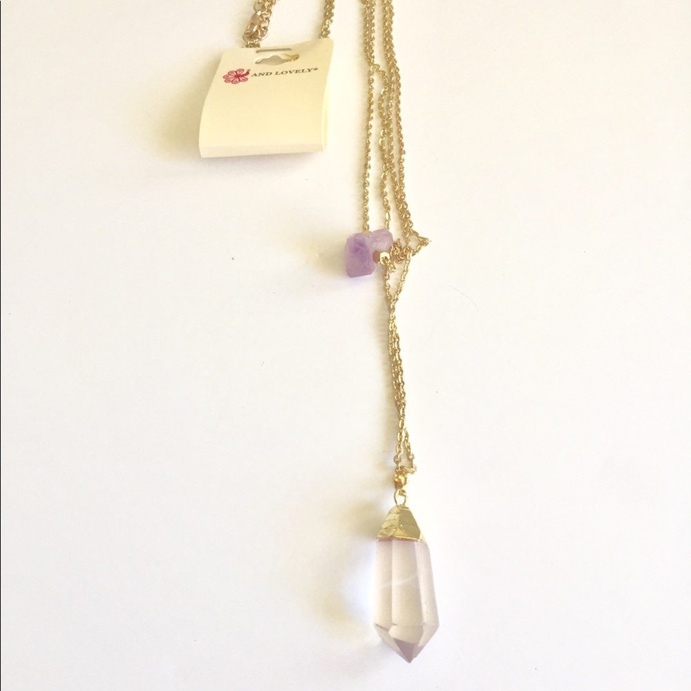 And Lovely Crystal Necklace