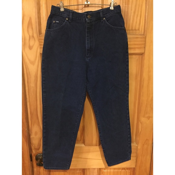 lee mom straight curved high waist