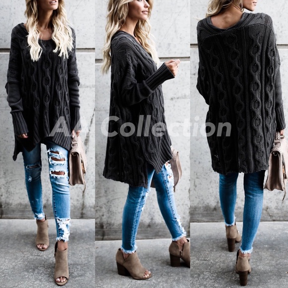 Sold Slouchy oversized loose fit sweater comfy - Picture 6 of 8