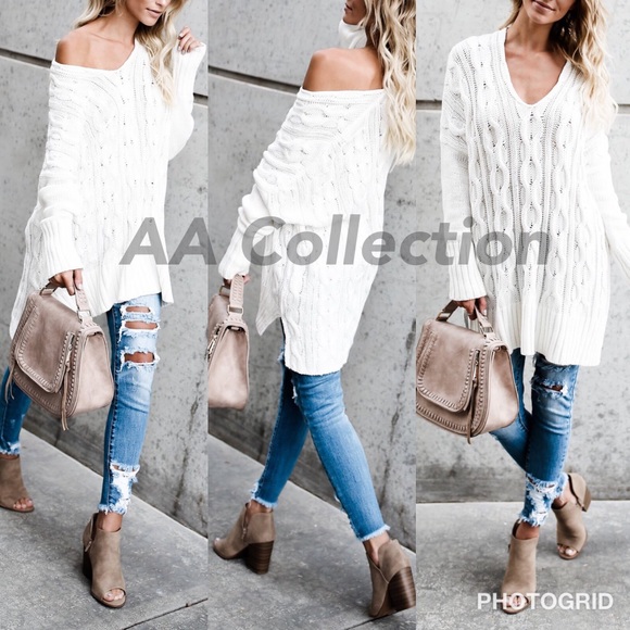 Sold Slouchy oversized loose fit sweater comfy - Picture 7 of 8