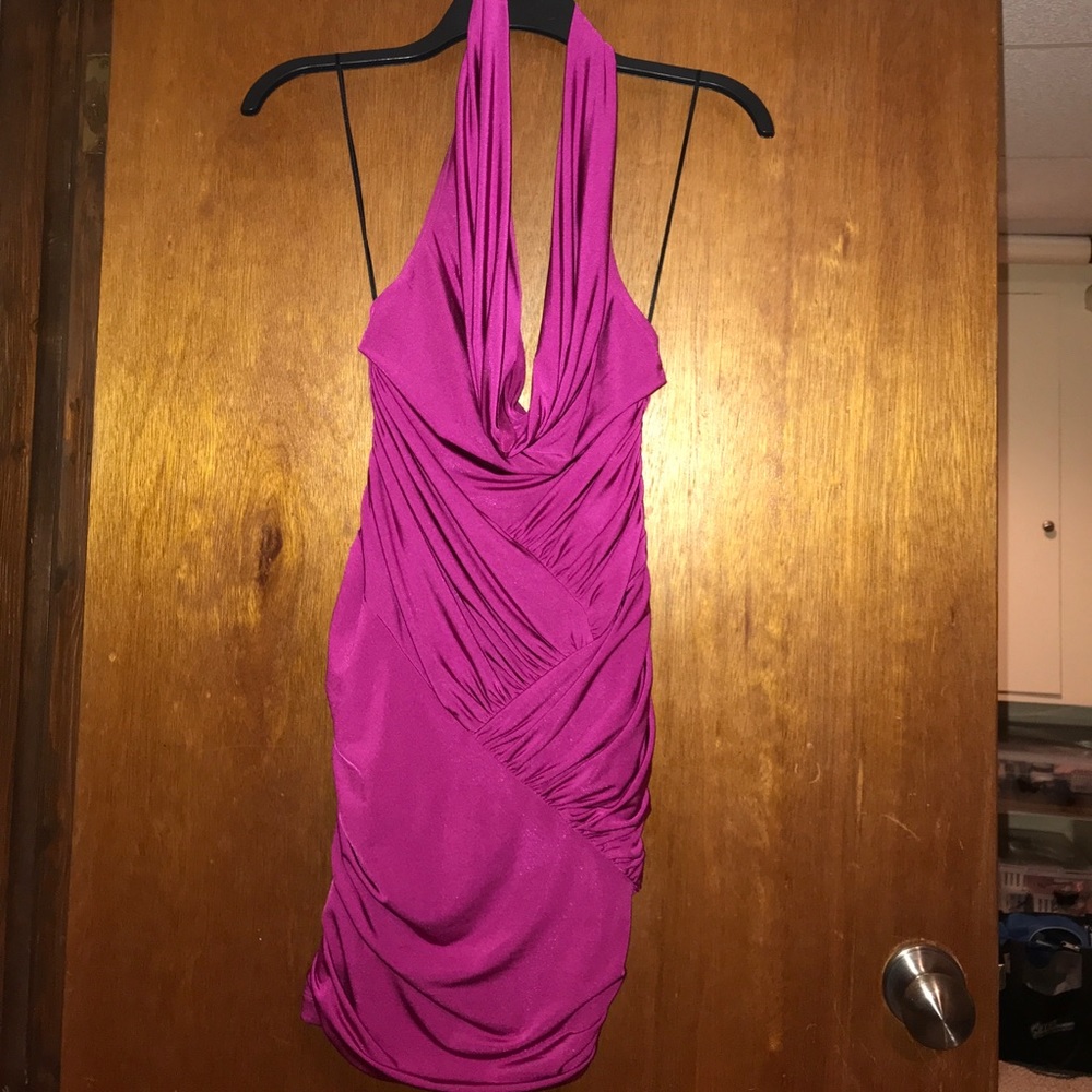Arden B fuschia dress