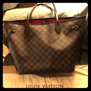 Louis Vuitton Authentic Damier Neverfull MM