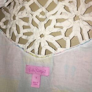 Lilly Pulitzer Lacina Floral Lace Dress, size 4