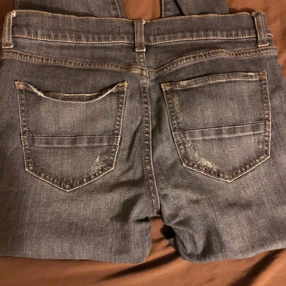 Denim blue jeans