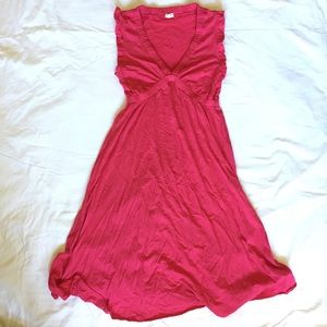 JCrew sleeveless ruffle dress
