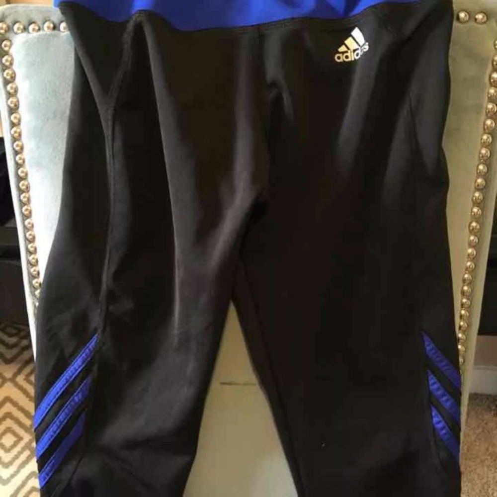 2 pairs Adidas capris
