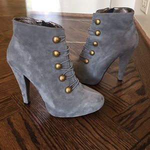 NEW! Jeffrey Campbell Suede High Heel Bootie
