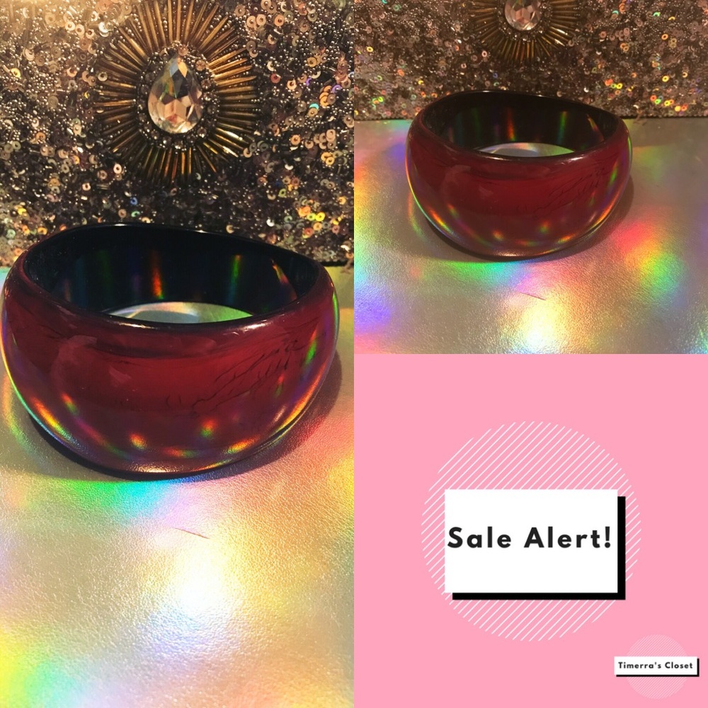 BurgundyBracelet By Ashely Stewart.